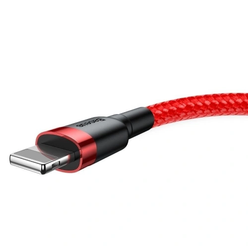 Kup Kabel Lightning USB Baseus Cafule 2.4A 1m (czerwony) - BSU787RED - {ean13} - Sklep Home Screen