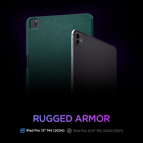 Kup Etui Spigen Urban Fit Apple Apple iPad Pro 13" 2024 (7. generacji) Midnight Green - SPN3472 - {ean13} - Sklep Home Screen