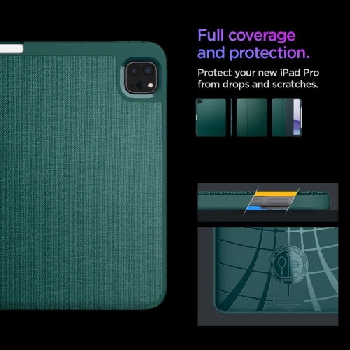 Kup Etui Spigen Urban Fit Apple Apple iPad Pro 13" 2024 (a 7-a generație) Midnight Green - SPN3472 - {ean13} - Sklep Home Screen