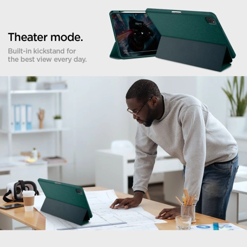 Kup Etui Spigen Urban Fit Apple Apple iPad Pro 13" 2024 (7. generációs) Éjféli Zöld - SPN3472 - {ean13} - Sklep Home Screen