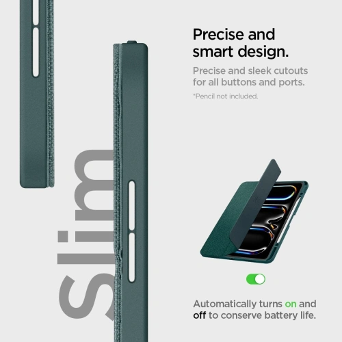 Kup Etui Spigen Urban Fit Apple Apple iPad Pro 13" 2024 (7. generacji) Midnight Green - SPN3472 - {ean13} - Sklep Home Screen