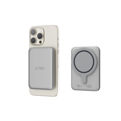 Buy Tech-Protect PB10 LifeMag MagSafe powerbank 5000mah Titanium - THP2998 - {ean13} - Home Screen Store Europe