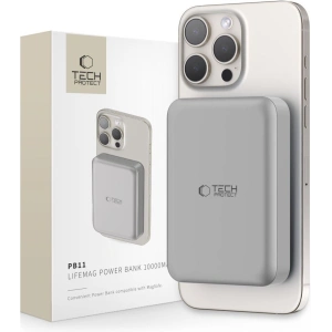 Kup Powerbank Tech-Protect PB11 LifeMag MagSafe 10000mAh Titanium - THP2999 - {ean13} - Sklep Home Screen