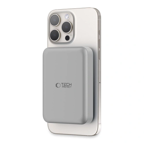 Kup Powerbank Tech-Protect PB11 LifeMag MagSafe 10000mAh Titanium - THP2999 - {ean13} - Sklep Home Screen