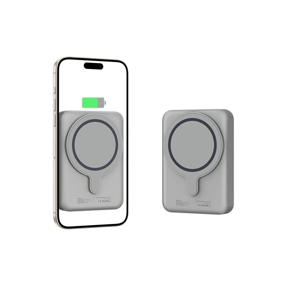 Powerbank Tech-Protect PB11 LifeMag MagSafe 10000mah Titanium - Powerbanki - Tech-Protect