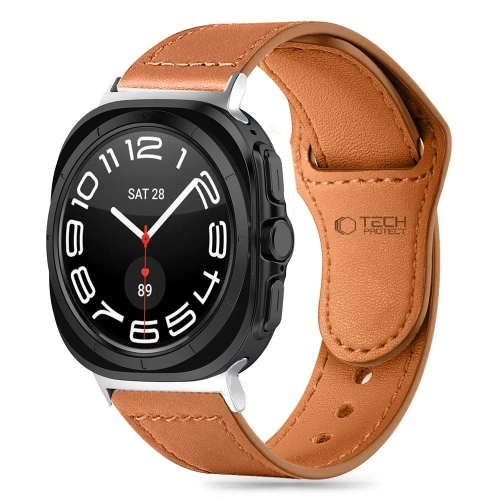Kup Pásek Tech-Protect Leatherfit Samsung Galaxy Watch Ultra 47mm Hnědý - THP3000 - {ean13} - Sklep Home Screen