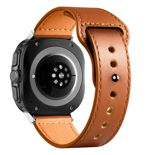 Buy Tech-Protect Leatherfit Samsung Galaxy Watch Ultra 47mm Brown - THP3000 - {ean13} - Home Screen Store Europe
