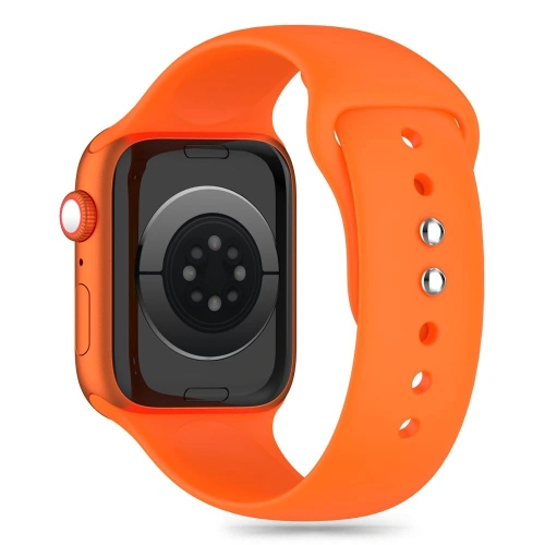 Kup Tech-Protect Silikon Apple Watch 4/5/6/7/8/9/SE/10 38/40/41/42mm Helles Orange - THP3002 - {ean13} - Sklep Home Screen