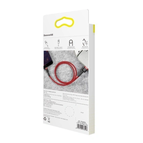 Kup Cablu Lightning USB Baseus Cafule 2.4A 1m (roșu) - BSU787RED - {ean13} - Sklep Home Screen