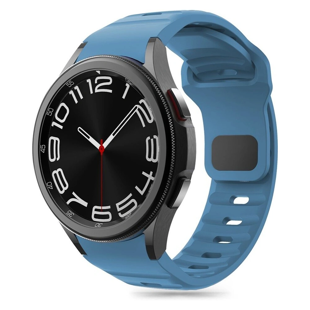 Pasek Tech-Protect Silicone Line Samsung Galaxy Watch 4/5/5 Pro/6/7/FE Montego Blue - Galaxy Watch7 44mm - Tech-Protect