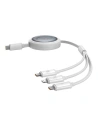 Kup Cablul Baseus Free2Draw 3w1 USB-C / USB-C, Lightning, MicroUSB 100W 1.1m alb - BSU4919 - {ean13} - Sklep Home Screen