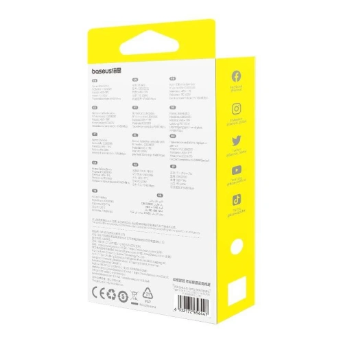 Kup Cablul Baseus Free2Draw 3w1 USB-C / USB-C, Lightning, MicroUSB 100W 1.1m alb - BSU4919 - {ean13} - Sklep Home Screen