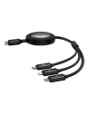 Kup Kábel Baseus Free2Draw 3w1 USB-C / USB-C, Lightning, MicroUSB 100W 1.1m fekete - BSU4920 - {ean13} - Sklep Home Screen