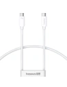 Kabel Baseus Superior 2 USB-C / USB-C 240W 1.8m bílý - USB-C - USB-C - Baseus
