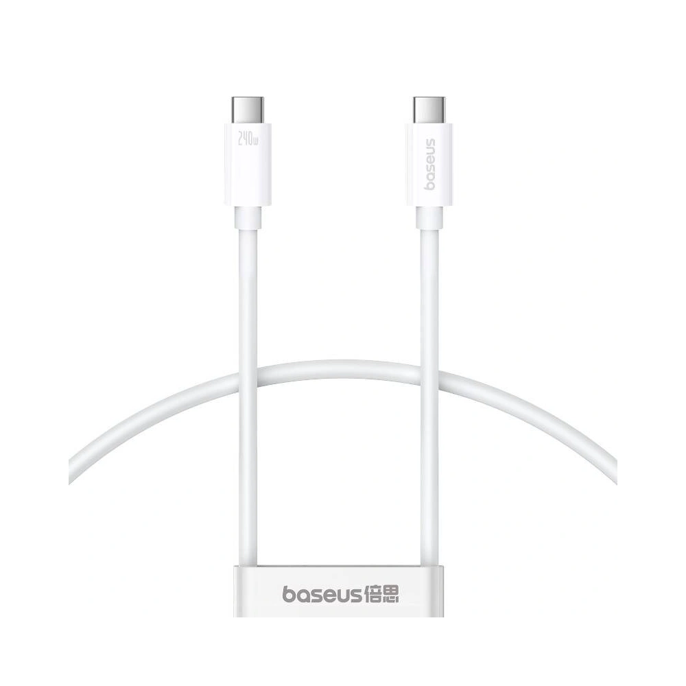 Kabel Baseus Superior 2 USB-C / USB-C 240W 1.8m biały - USB-C - USB-C - Baseus