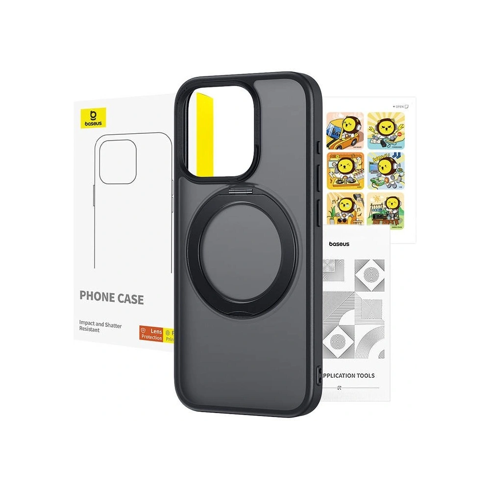 Etui Baseus SkyRing Magnetic + szkło Apple iPhone 14 Pro Max - iPhone 14 Pro Max - Baseus