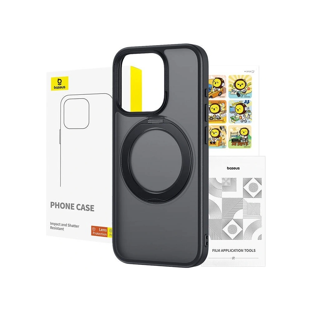 Etui Baseus SkyRing Magnetic + szkło Apple iPhone 13 Pro - iPhone 13 Pro - Baseus