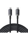 Kábel Baseus Crystal Shine USB-C / USB-C 100W 1.5m 20Gbps fekete - USB-C - USB-C - Baseus
