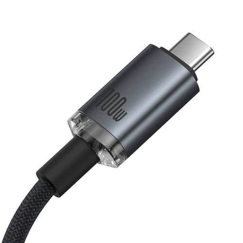 Kup Kabel Baseus Crystal Shine USB-C / USB-C 100W 1.5m 20Gbps černý - BSU4925 - {ean13} - Sklep Home Screen