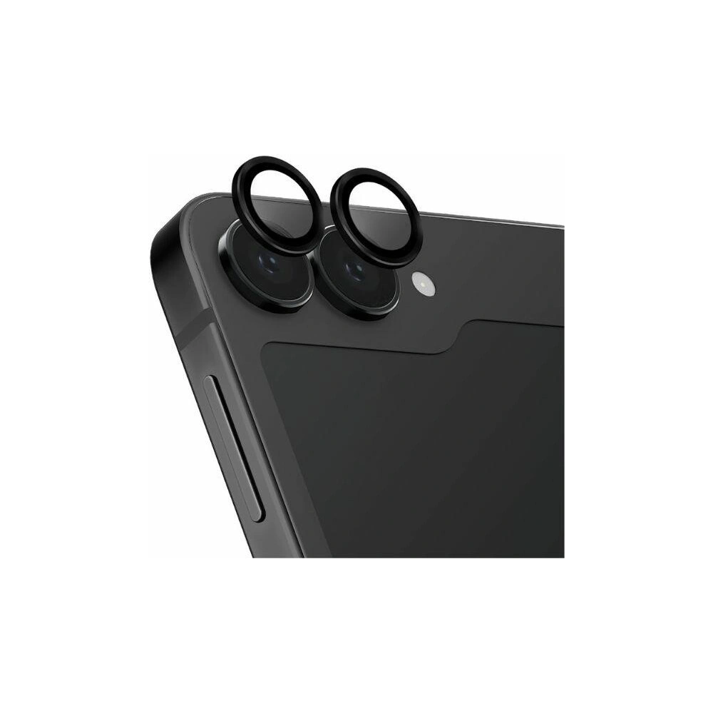 Szkło na obiektyw aparatu UNIQ Optix Aluminium Camera Lens Protector Samsung Galaxy Z Flip6 midnight black - Galaxy Z Flip 6 - Uniq