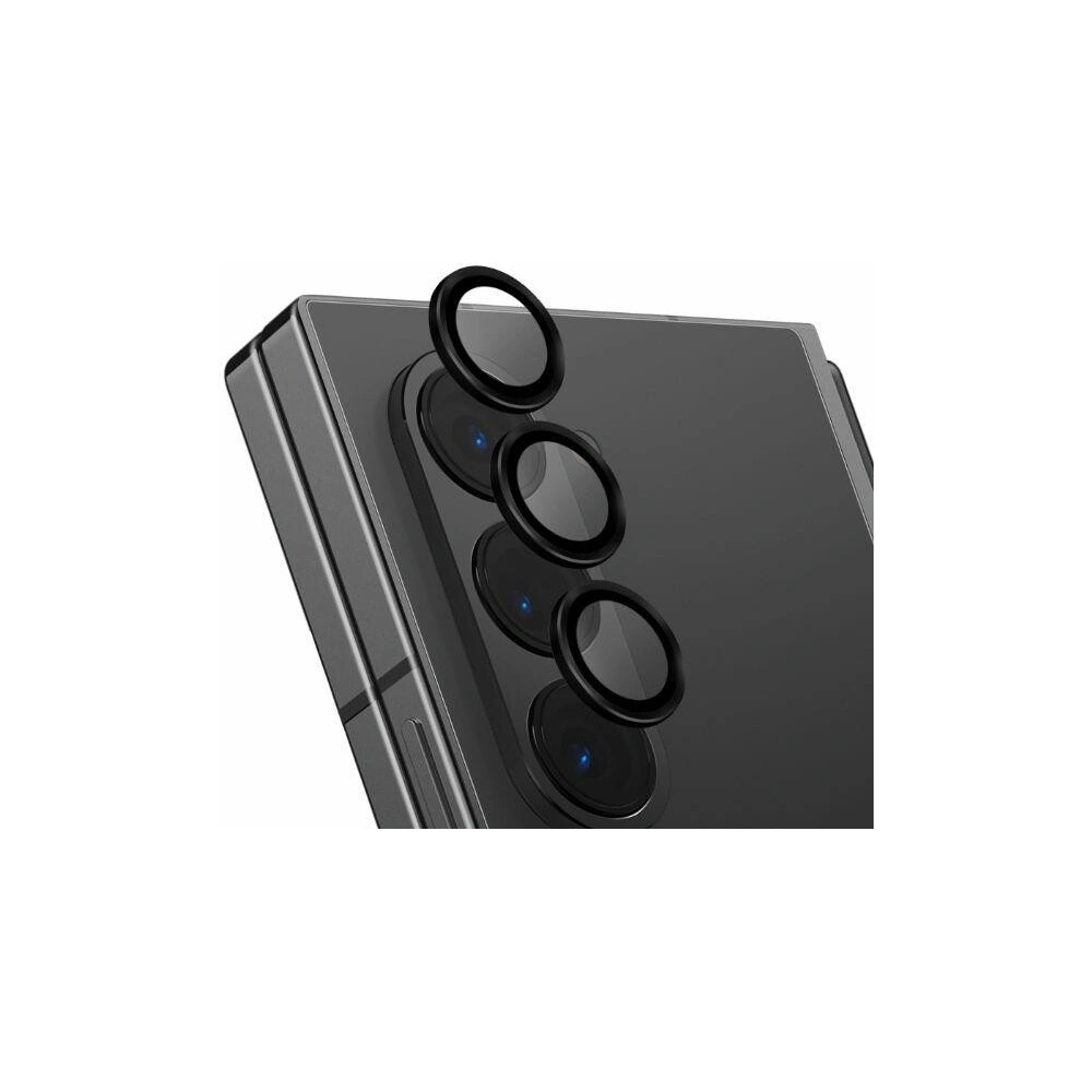 Szkło na obiektyw aparatu UNIQ Optix Aluminium Camera Lens Protector Samsung Galaxy Z Fold6 shimmer black - Galaxy Z Fold 6 - Uniq