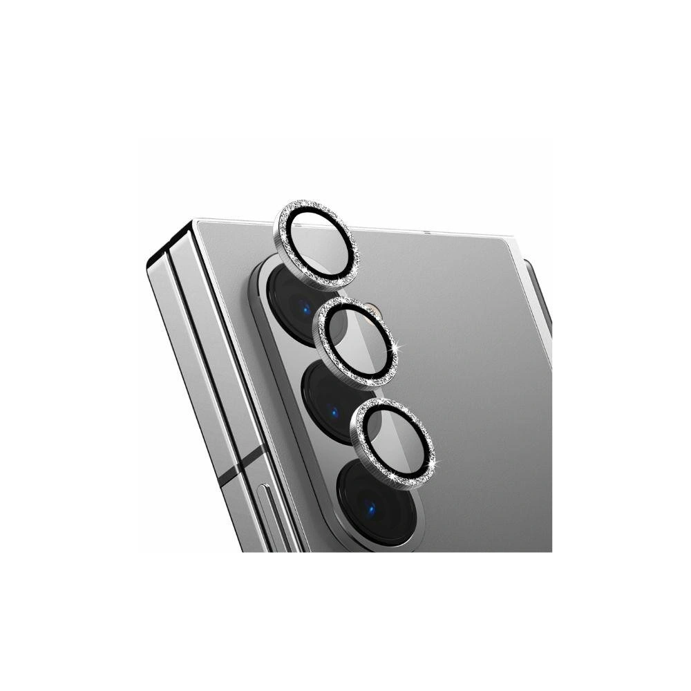 Szkło na obiektyw aparatu UNIQ Optix Aluminium Camera Lens Protector Samsung Galaxy Z Fold6 sterling silver - Galaxy Z Fold 6 - Uniq