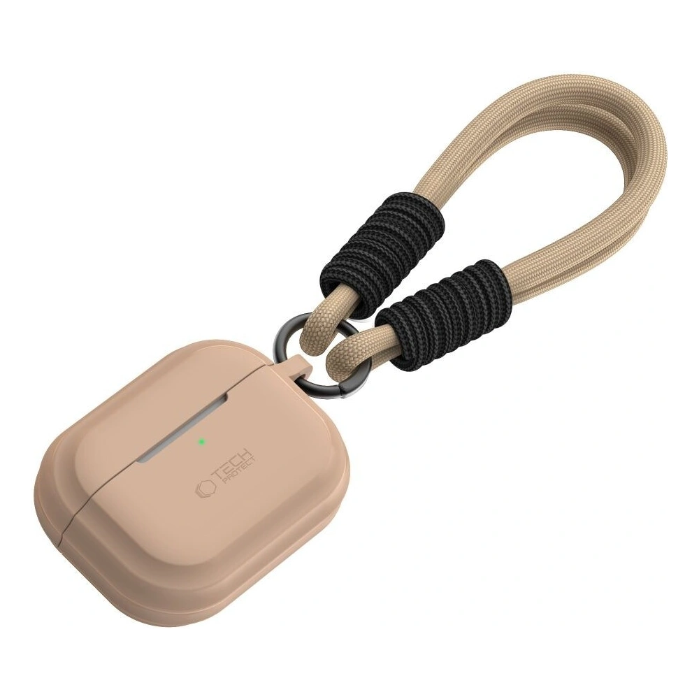 Etui Tech-Protect Silicone Rope Apple Airpods Pro 1 / 2 Cafe Latte - AirPods Pro (2. generacji) - Tech-Protect