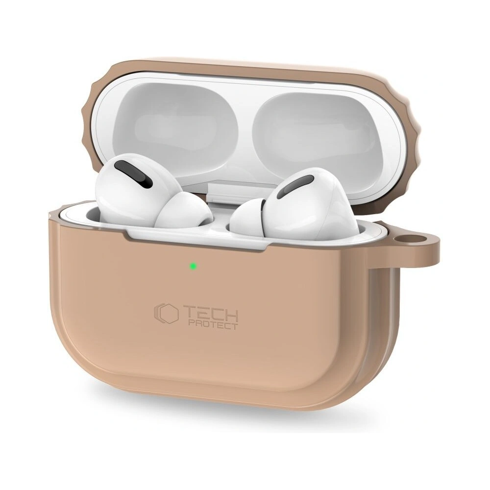 Etui Tech-Protect Silicone Rope Apple Airpods Pro 1 / 2 Cafe Latte - AirPods Pro (2. generacji) - Tech-Protect