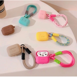 Buy Tech-Protect Silicone Rope Apple Airpods Pro 1 / 2 Cafe Latte - THP3006 - {ean13} - Home Screen Store Europe