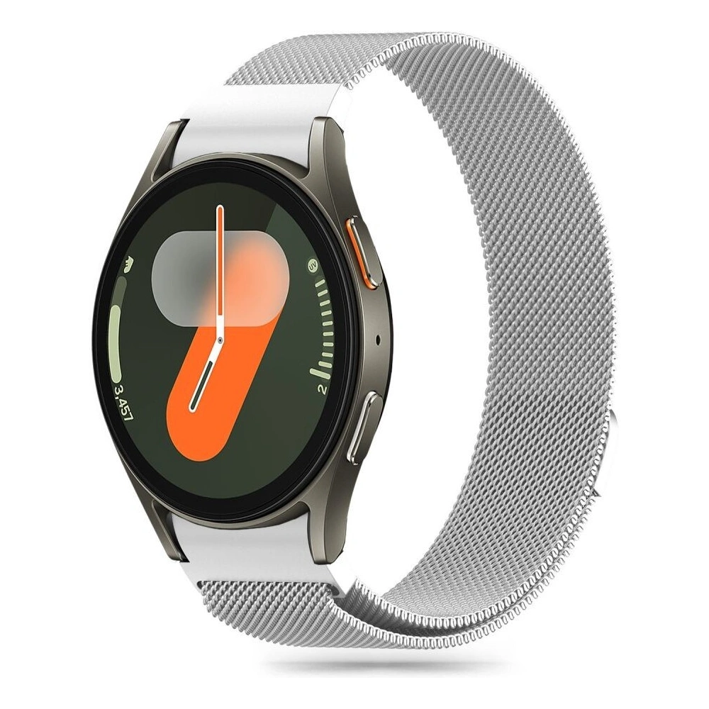 Pasek Tech-Protect MilaneseBand Samsung Galaxy Watch 4/5/5 Pro/6/7/FE Silver - Galaxy Watch7 44mm - Tech-Protect