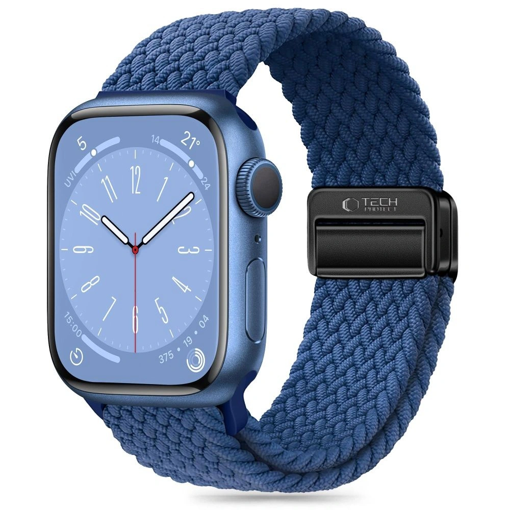 Pasek Tech-Protect Nylonmag Apple Watch 4/5/6/7/8/9/SE/Ultra 1/2 42/44/45/49mm Montego Blue - Watch - Tech-Protect