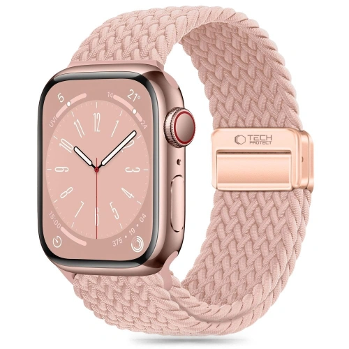 Kup Pasek Tech-Protect Nylonmag Apple Watch 4/5/6/7/8/9/SE/Ultra 1/2 42/44/45/49mm Prašná růže - THP3014 - {ean13} - Sklep Home Screen