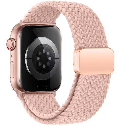 Kup Pasek Tech-Protect Nylonmag Apple Watch 4/5/6/7/8/9/SE/Ultra 1/2 42/44/45/49mm Prašná růže - THP3014 - {ean13} - Sklep Home Screen