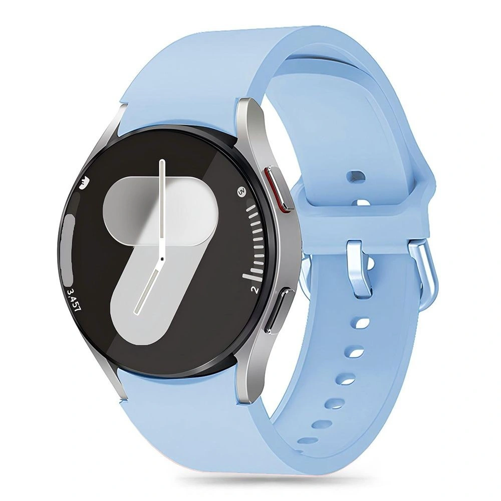 Pasek Tech-Protect Silicone Samsung Galaxy Watch 4/5/5 Pro/6/7/FE Sky Blue - Galaxy Watch7 44mm - Tech-Protect