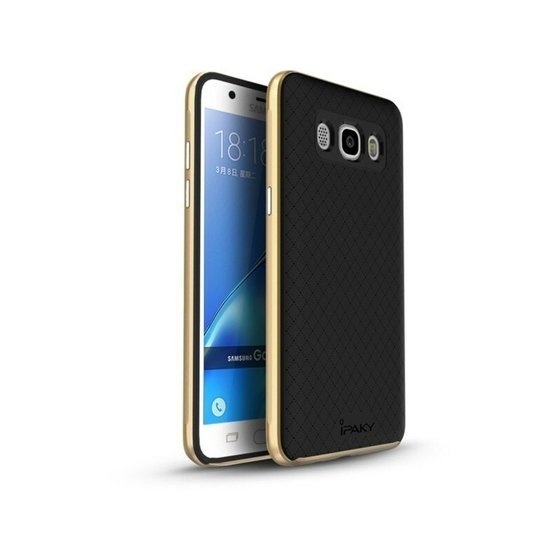 Etui iPaky Premium Hybrid Samsung Galaxy J5 2016 Gold + Szkło