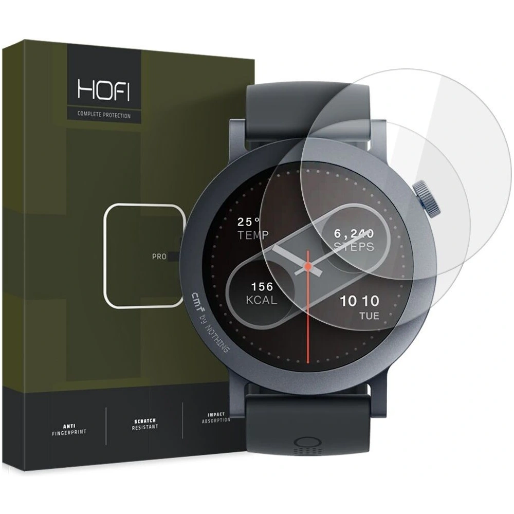 Szkło hartowane Hofi Glass Pro+ Nothing CMF Watch Pro 2 Clear [2 PACK] - CMF Series - Hofi