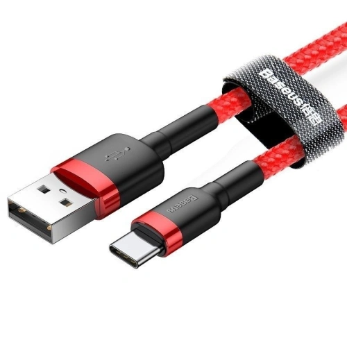 Kup USB-C kábel Baseus Cafule 2A 3m (piros) - BSU793RED - {ean13} - Sklep Home Screen