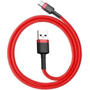 Kabel USB-C Baseus Cafule 2A 3m (czerwony)