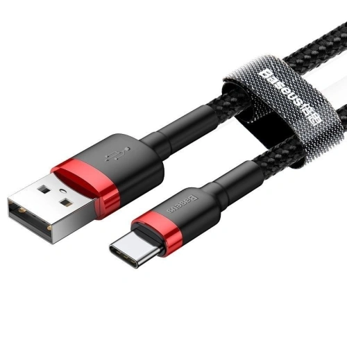 Kup Kabel USB-C Baseus Cafule 2A 3m (czerwono-czarny) - BSU794REDBLK - {ean13} - Sklep Home Screen