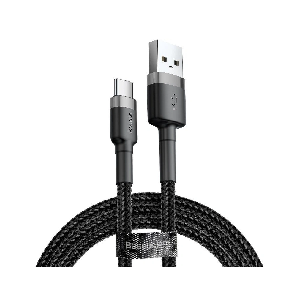 Kabel USB-C Baseus Cafule 2A 3m (szaro-czarny)