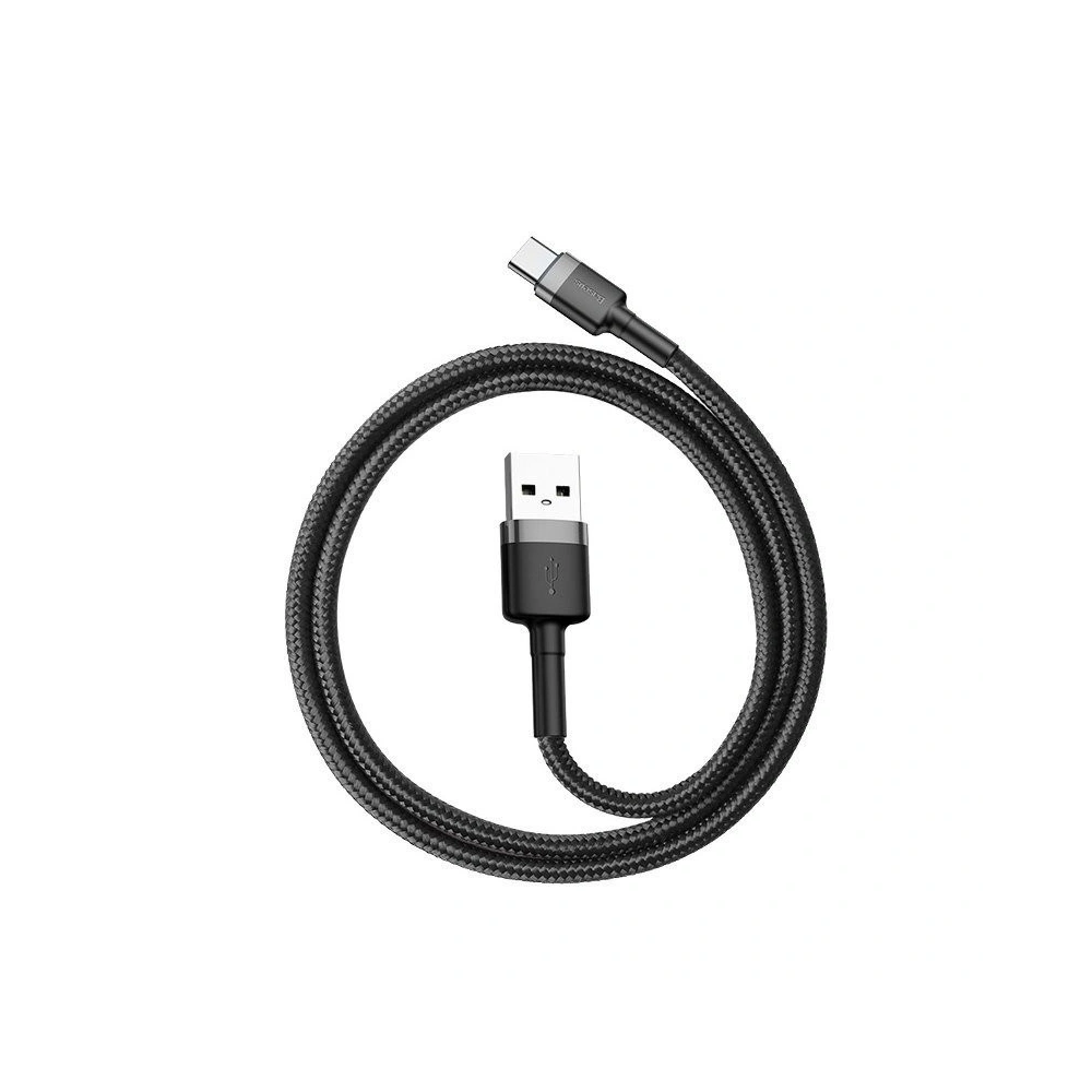 Kabel USB-C Baseus Cafule 2A 3m (szaro-czarny)