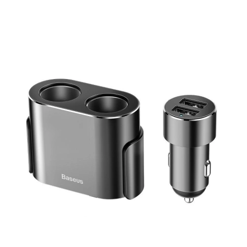 Kup Rozdělovač zásuvky zapalovače Baseus 2xUSB 3,1A 100W (černý) - BSU797BLK - {ean13} - Sklep Home Screen