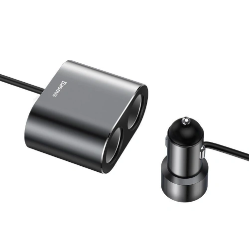 Kup Distribuitor de priză pentru brichetă Baseus 2xUSB 3,1A 100W (negru) - BSU797BLK - {ean13} - Sklep Home Screen