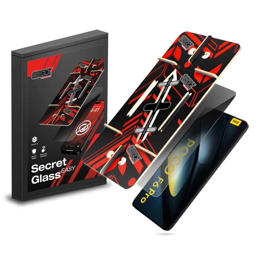 Szkło prywatyzujące GrizzGlass SecretGlass Easy do Xiaomi POCO F6 Pro