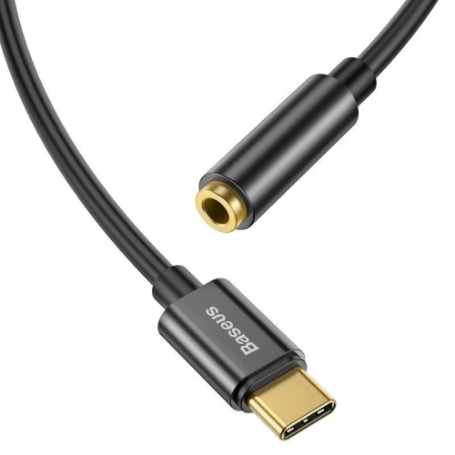 Kup Adaptor audio Baseus L54 USB-C + mini jack 3,5mm (negru) - BSU799BLK - {ean13} - Sklep Home Screen