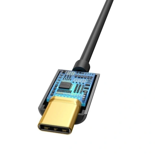 Kup Baseus Audio-Adapter L54 USB-C + Miniklinke 3,5mm (schwarz) - BSU799BLK - {ean13} - Sklep Home Screen