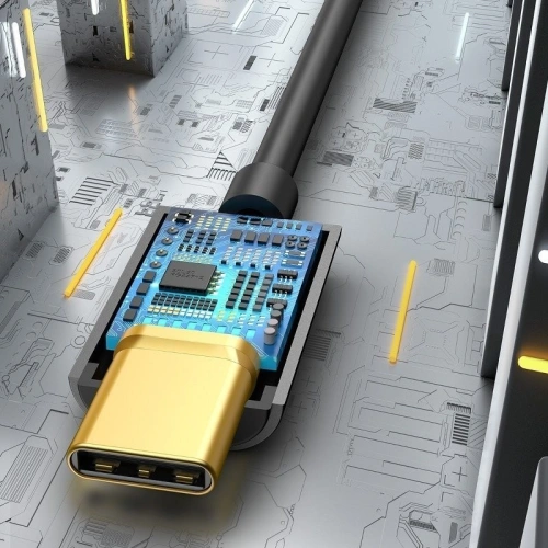Kup Adaptér audio Baseus L54 USB-C + mini jack 3,5mm (černý) - BSU799BLK - {ean13} - Sklep Home Screen