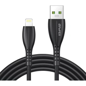 Kup Kabel AWEI CL-115L USB-A / Lightning czarny/black - AWEI213 - {ean13} - Sklep Home Screen