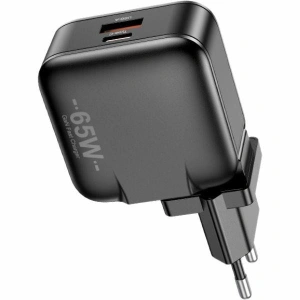 Kup AWEI PD55-EU GaN 65W Netzladegerät USB-A, USB-C schwarz - AWEI214 - {ean13} - Sklep Home Screen