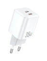 Kup Síťová nabíječka AWEI PD65-EU GaN 35W 2xUSB-C bílá/white - AWEI215 - {ean13} - Sklep Home Screen